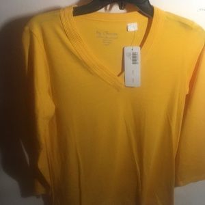 Yellow size 0 women’s top by chicos